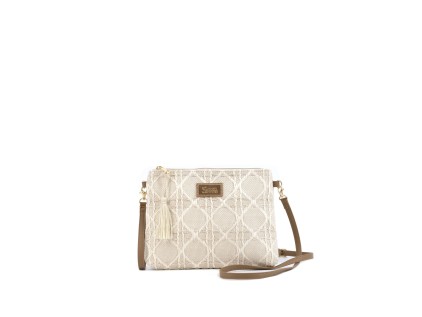 Cluch cotton mix KELLY beige